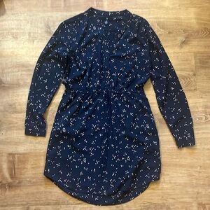 Gap long sleeve shirt dress size small